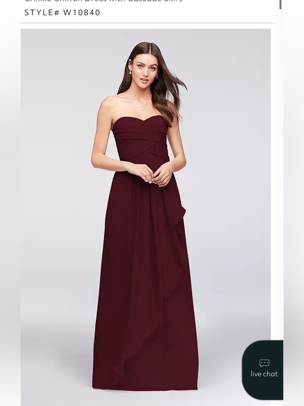 David’s Bridal Dress